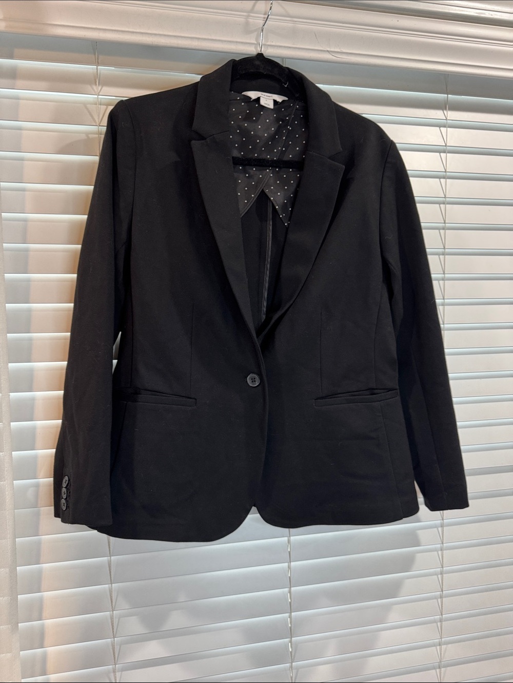 Old Navy Black Single-Button Women's Blazer